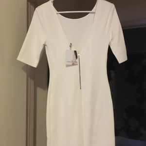 White Naked Wardrobe Dress Small. New with tags